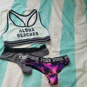 Sports bra and panties