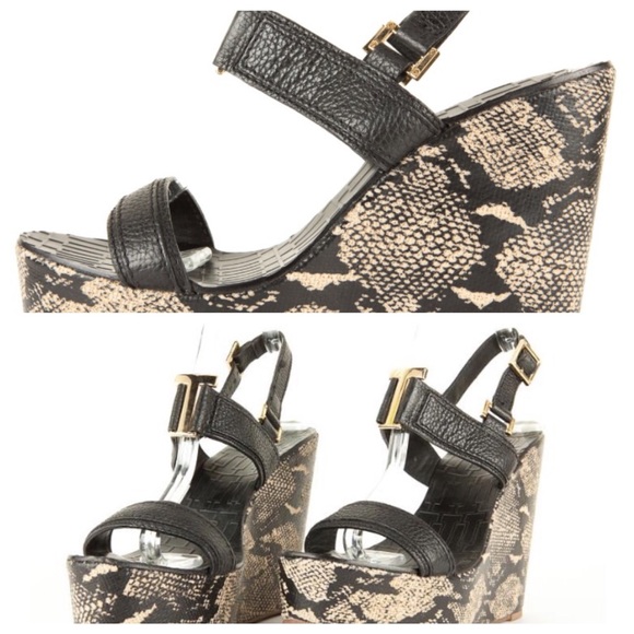 Tory Burch Angeline Snake High Wedge