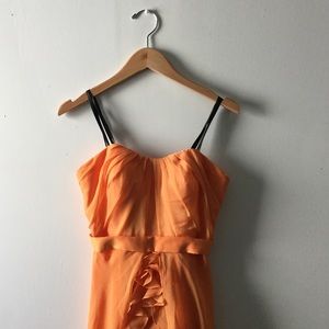 SALE!!!!!! Orange Evening Dress