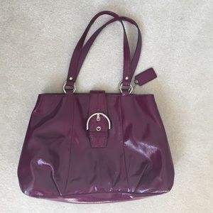 Purple Coach Purse
