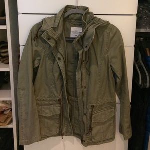H&M green military jacket *GREAT CONDITION*
