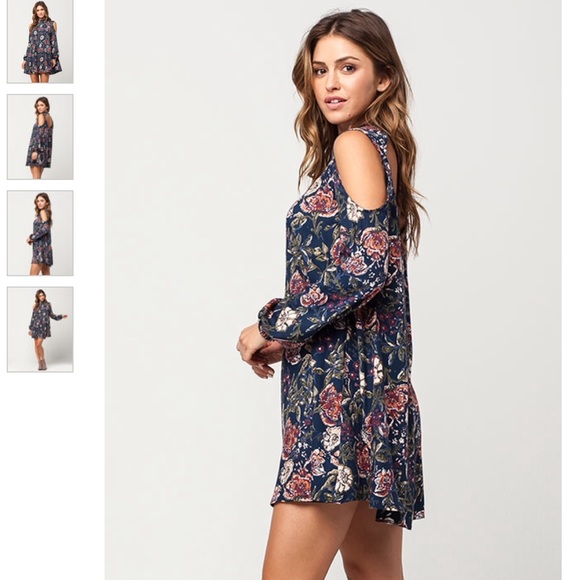 Floral dress off shoulder - Picture 3 of 3