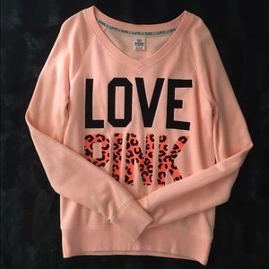 Peach PINK sweatshirt