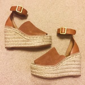 Chloe Isa Espadrille Wedges 39