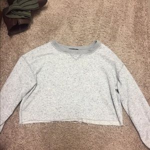 long sleeve crop top