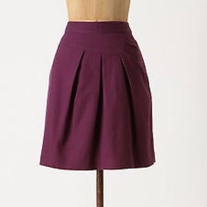 Anthropologie Pleated Skirt