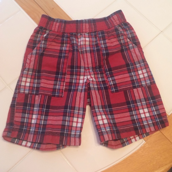 Boys plaid shorts