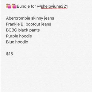 🛍Bundle for @shelbyjune321 🛍