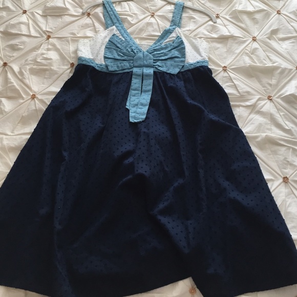 Blue anthropologie dress