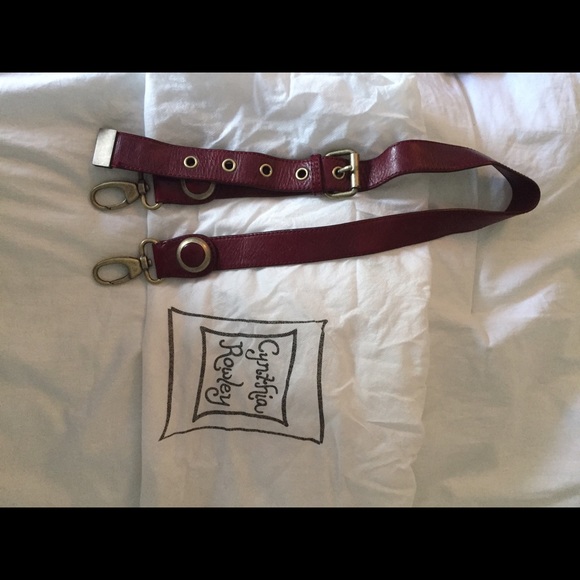 Cynthia Rowley red leather handbag - Picture 3 of 3