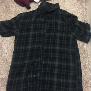 short sleeve flannel shirt