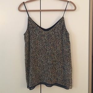 Chiffon confetti print camisole