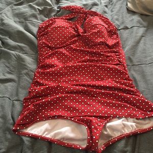 Super cute Polka Dot Swim suit