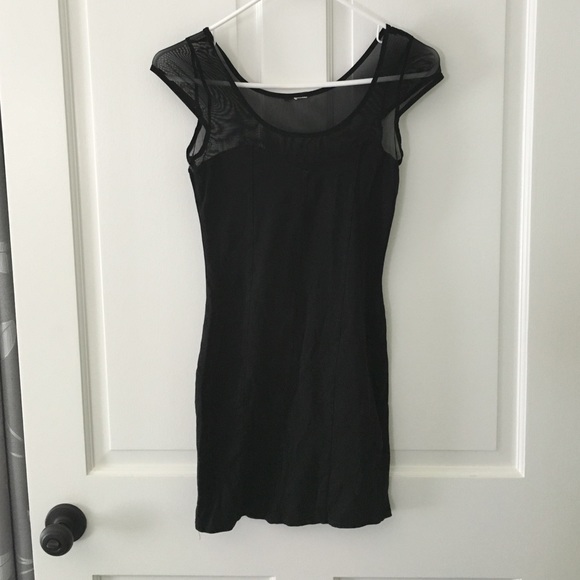 Black tight Mini dress