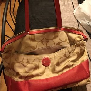 Authentic xxl coach bag