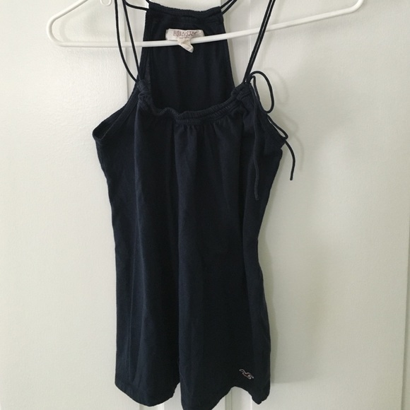 Navy blue hollister tank top