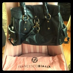 Authentic All leather Francesco Biasia Bag