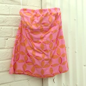 J. Crew strapless cotton top