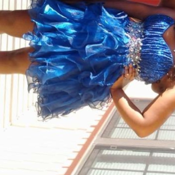 Royal Blue Prom Dress - Picture 2 of 2