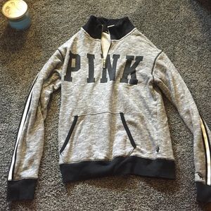 VS pink crew neck hoodie
