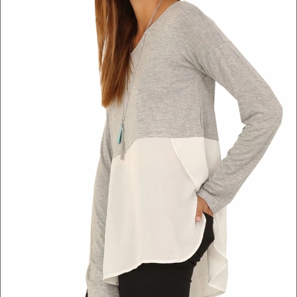 Hi Lo Split Side Top