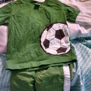 Toddler boys matching shirt and pants