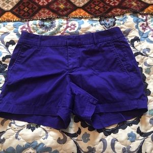 Banana Republic Martin fit royal purple shorts