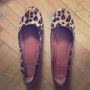 Lucky Brand leopard print flats
