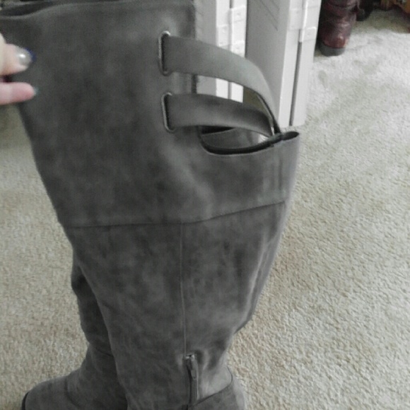 torrid grey boots