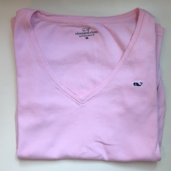 Vineyard Vines Pink V-Neck