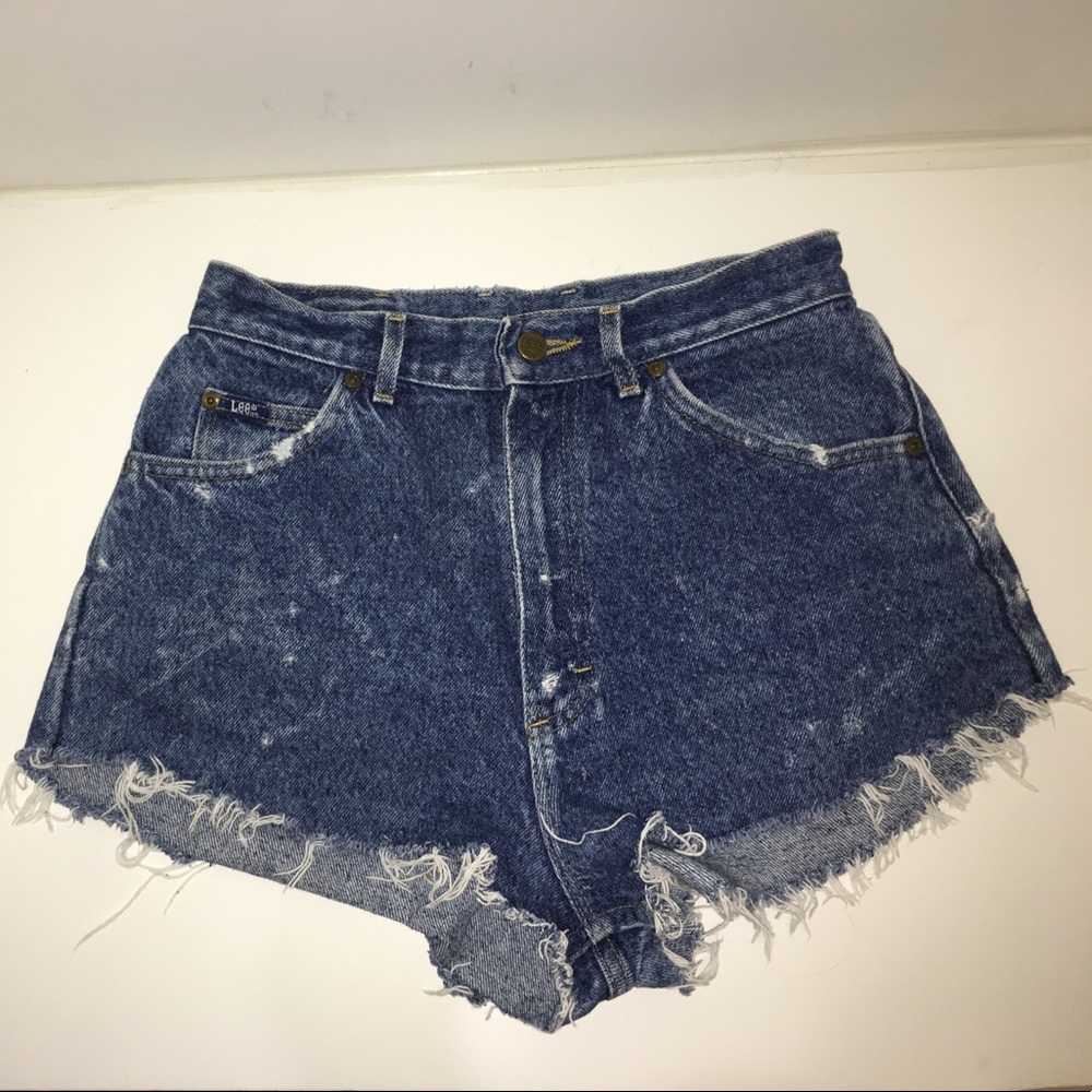 Vintage Lee High Waisted Jean Shorts W29
