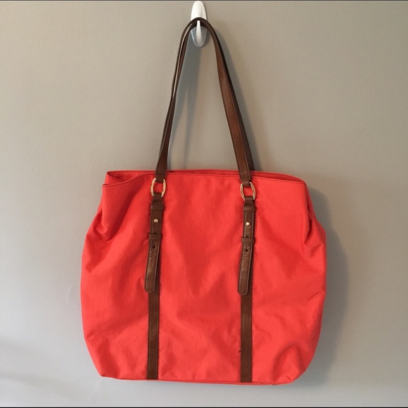 Banana Republic orange tote