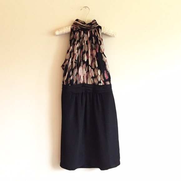 The Limited high collar sleeveless occasion dress
