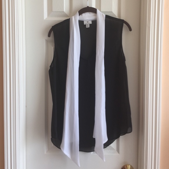 Sheer sleeveless blouse