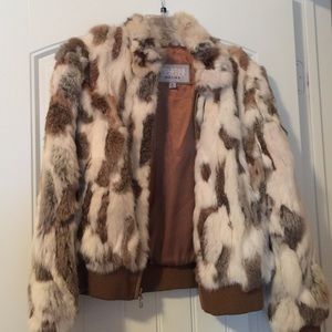 Fur Bomber Jacket