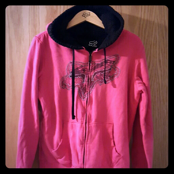 Fox zip up Hoodie