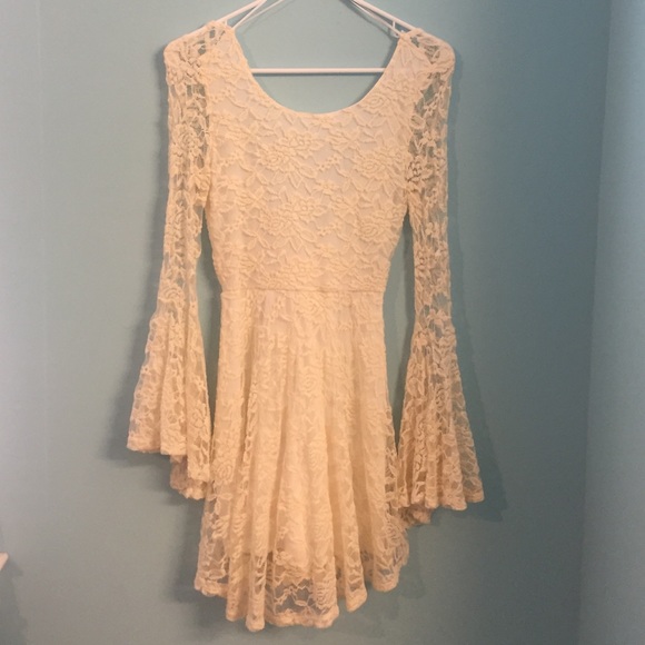Ivory lace dress