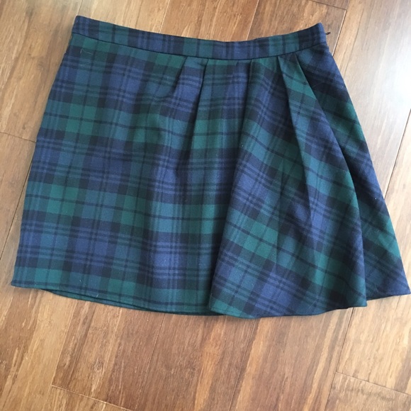 J. Crew blackwatch plaid sz 4 skirt EUC