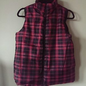 Reversible puffy vest Small or XS