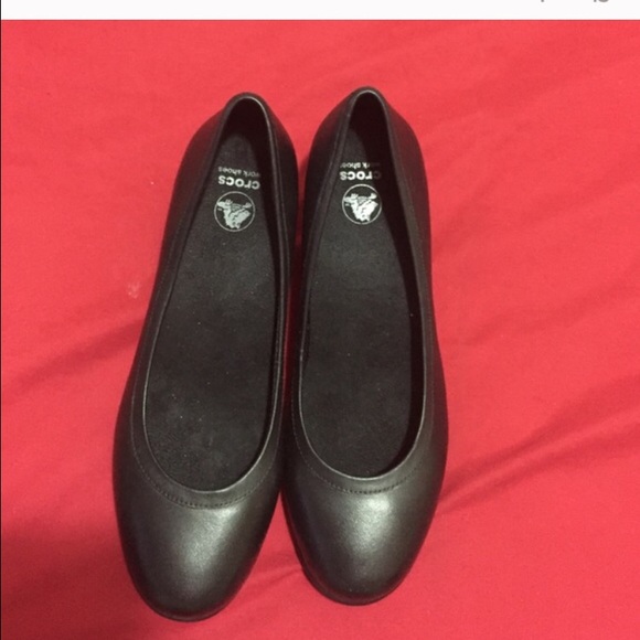 Black cross shoes