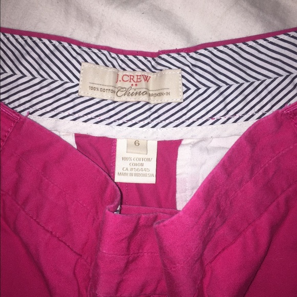 J Crew Chino 3'' Magenta Short - Picture 2 of 4