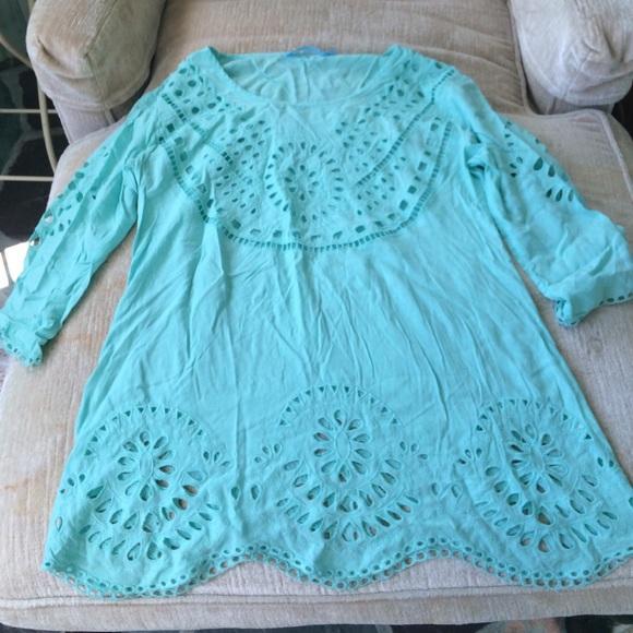 Swim cover up- light Aqua