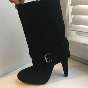 Lillybee Black Suede Boots