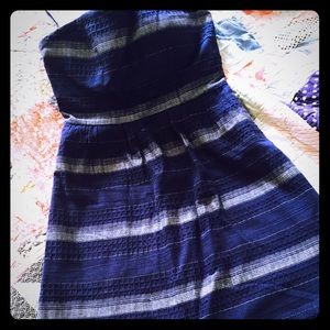 Madewell Navy Strapless dress💙