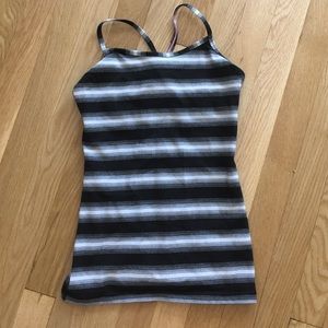 Black and white Tumbling Tank Ivivva size 12