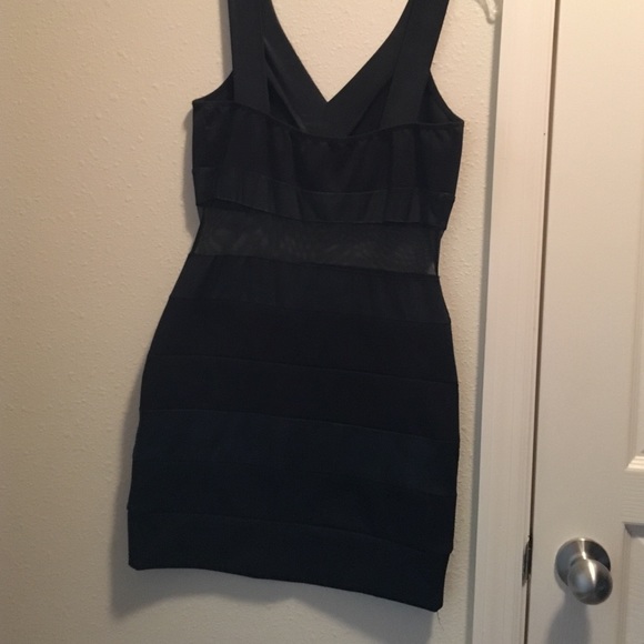 Foreign Exchange Black Body Con Dress!