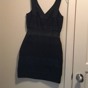 Foreign Exchange Black Body Con Dress!
