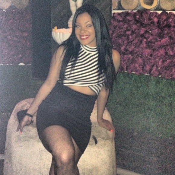 Striped body con dress!!