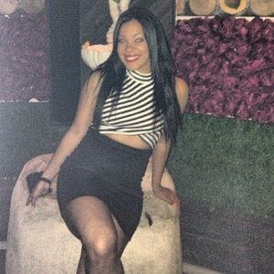 Striped body con dress!!