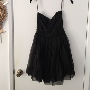 Black strapless H&m dress